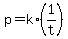 +p+=+k%2A%281%2Ft%29+