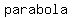 +parabola