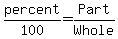 +percent%2F100+=+Part%2FWhole+