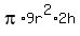+pi%2A9r%5E2%2A2h