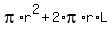 +pi%2Ar%5E2+%2B+2%2Api%2Ar%2AL+