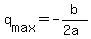 +q%5Bmax%5D+=+-b%2F%282a%29+