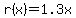 +r%28x%29+=+1.3x+