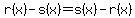 +r%28x%29+-+s%28x%29+=+s%28x%29+-+r%28x%29+