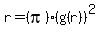 +r=%28pi%29%2A%28g%28r%29%29%5E2
