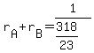 +r%5BA%5D+%2B+r%5BB%5D+=+1+%2F+%28318%2F23%29+