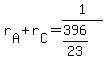 +r%5BA%5D+%2B+r%5BC%5D+=+1+%2F+%28396%2F23%29+
