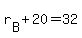 +r%5BB%5D+%2B+20+=+32+