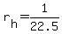 +r%5Bh%5D+=+1%2F22.5+