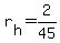 +r%5Bh%5D+=+2%2F45+