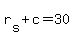 +r%5Bs%5D+%2B+c+=+30+