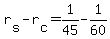 +r%5Bs%5D+-+r%5Bc%5D+=+1%2F45+-+1%2F60+