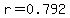 +r+%09=0.792