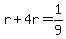 +r+%2B+4r+=+1%2F9+