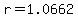 +r+=+1.0662+