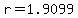 +r+=+1.9099+