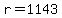 +r+=+1143+