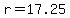 +r+=+17.25