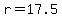 +r+=+17.5+