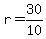 +r+=+30%2F10+