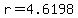 +r+=+4.6198+