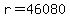 +r+=+46080+