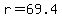 +r+=+69.4+