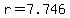 +r+=+7.746+