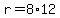 +r+=+8%2A12+