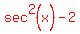 +red%28sec%5E2%28x%29-2%29+