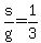 +s%2Fg+=+1%2F3+
