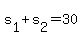 +s%5B1%5D+%2B+s%5B2%5D+=+30+