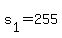 +s%5B1%5D+=+255+