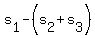 +s%5B1%5D+-+%28+s%5B2%5D+%2B+s%5B3%5D+%29+