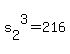 +s%5B2%5D%5E3+=+216+