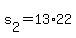+s%5B2%5D+=+13%2A22+