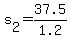 +s%5B2%5D+=+37.5%2F1.2+