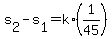 +s%5B2%5D+-+s%5B1%5D+=+k%2A%281%2F45%29+