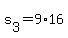 +s%5B3%5D+=+9%2A16+