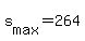 +s%5Bmax%5D+=+264+