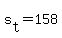+s%5Bt%5D+=+158+