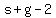 +s+%2B+g+-+2+