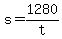 +s+=+1280%2Ft+