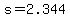 +s+=+2.344+
