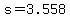 +s+=+3.558+