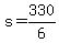+s+=+330%2F6+