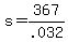 +s+=+367%2F.032+