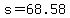 +s+=+68.58+