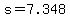 +s+=+7.348+