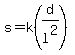 +s+=+k%28d%2Fl%5E2%29